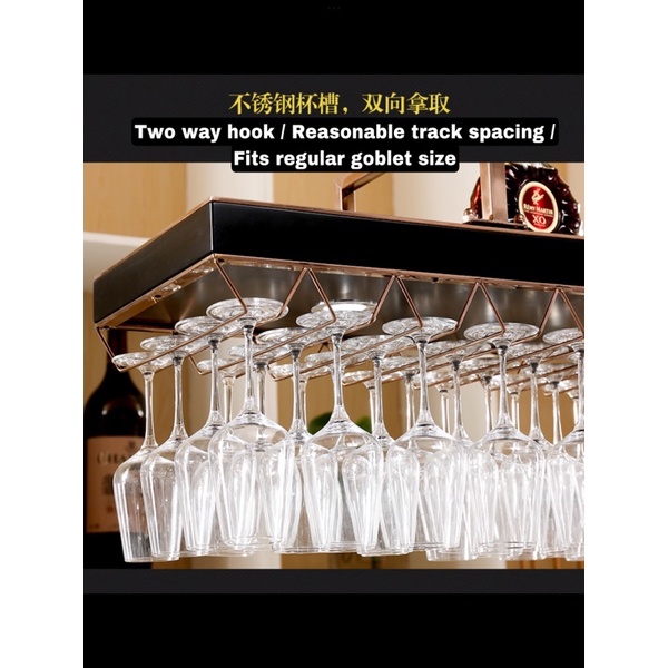 CT092D037 MIRIKITEKI #บาร์แขวนแก้วไวน์ บาร์แขวนแก้ว สไตล์ Modern Luxury ชั้นแขวนแก้วไวน์หรู #บาร์แขวนแก้วไวน์