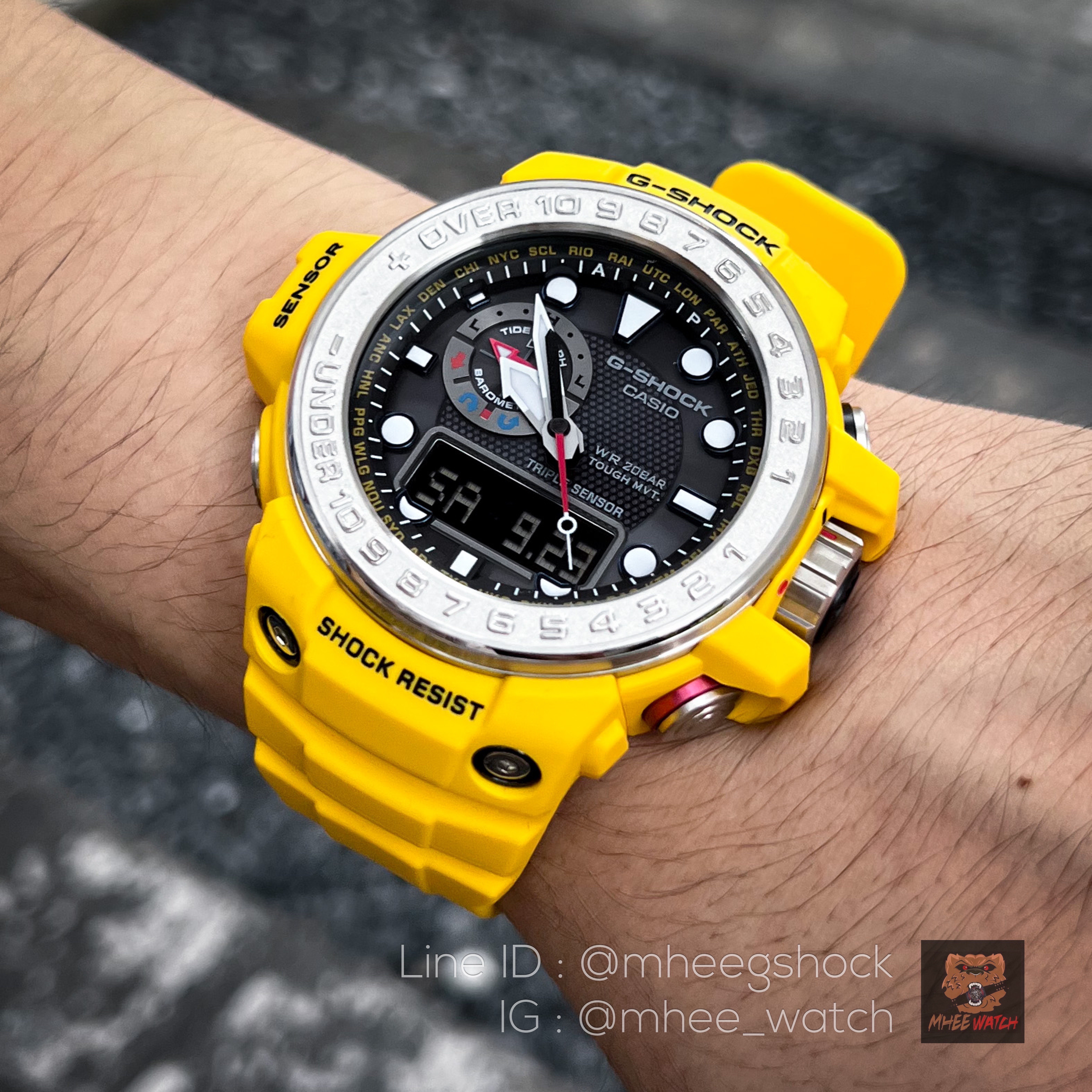 G-SHOCK Master of G SEA Gulfmaster Yellow Super Rare item GWN-1000-9ADR