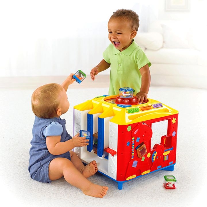 พร้อมส่ง Fisher Price Peek-a-Blocks IncrediBlock บล๊อคหยอด (สินค้าขายดี) ส่งฟรี