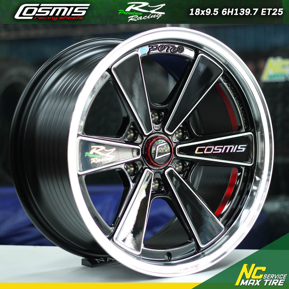 ล้อแม็กขอบ18 / Cosmis RZ Premium / ExtendTech / 18x9.5 6H139.7 ET25