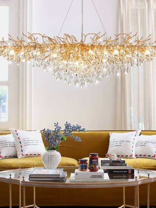 CT207A231 SOTMIA chandelier โคมระย้า โคมโต๊ะทานอาหาร แชนเดอเรีย Lamp ไฟยาว สไตล์ฝรั่งเศส