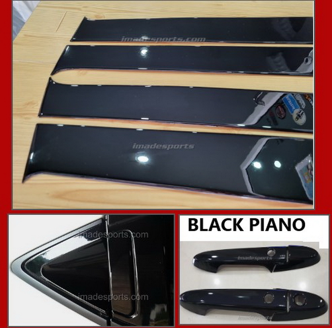 ชุดตกแต่งเสาประตู HRV Black Edition