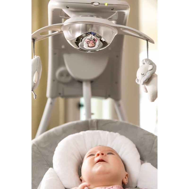 Ingenuity DreamComfort InLighten Cradling Swing - Braden เปลไกวไฟฟ้า ใช้ไฟบ้านได้
