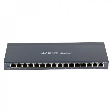 tp-link TL-SG116 16 Port Gigabit Unmanaged Ethernet Shielded Ports Network Switch, Fanless, Wall-Mount