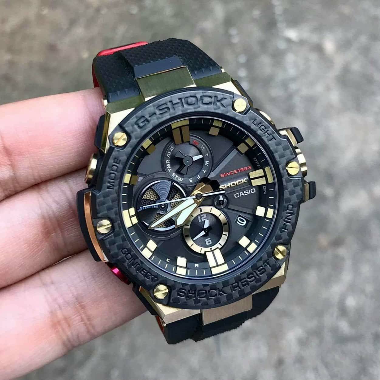 นาฬิกา G-Shock Limited G-Steel Gold Tornado รุ่น GST-B100TFB-1 ของแท้ ประกันศูนย์ CMG (RARE ITEM)