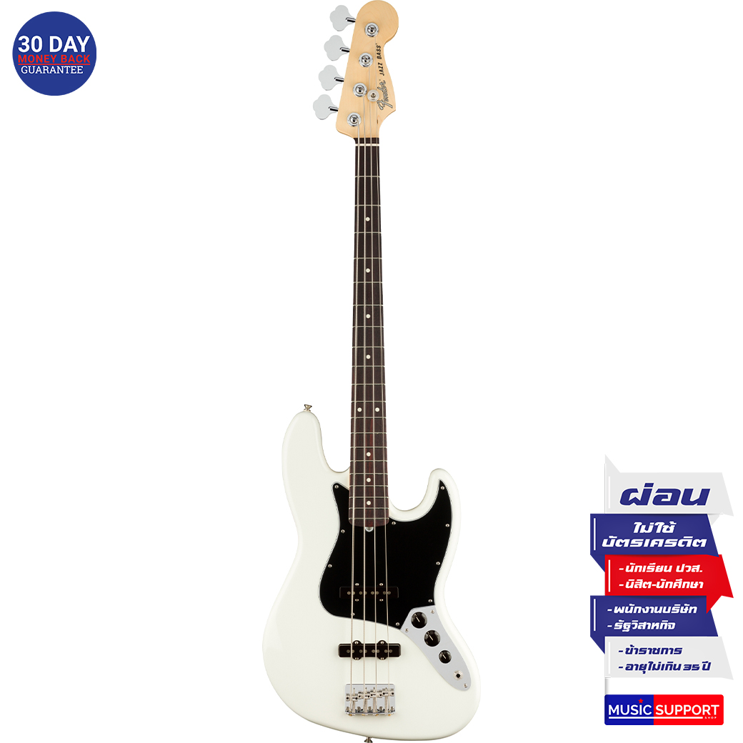 เบสไฟฟ้า Fender American Performer Jazz Bass® RW Arctic White