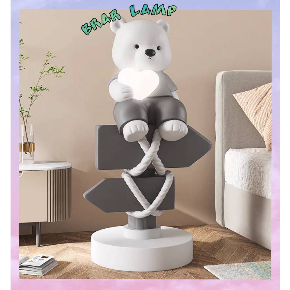 CT197A180 SOTMIA Bear Lamp โคมไฟตั้งพื้น โคมไฟตั้งโต๊ะ โมเดลหมี