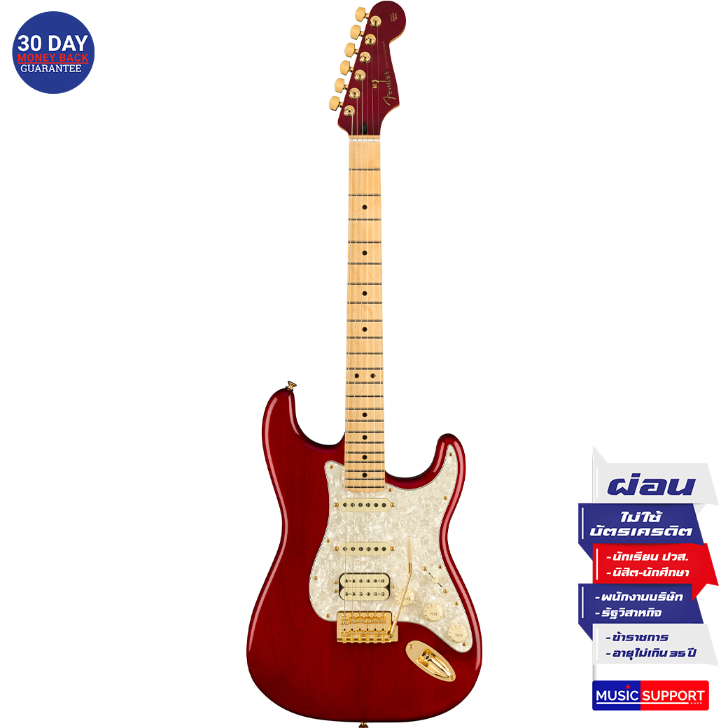 กีตาร์ไฟฟ้า Fender Tash Sultana Stratocaster Transparent Cherry
