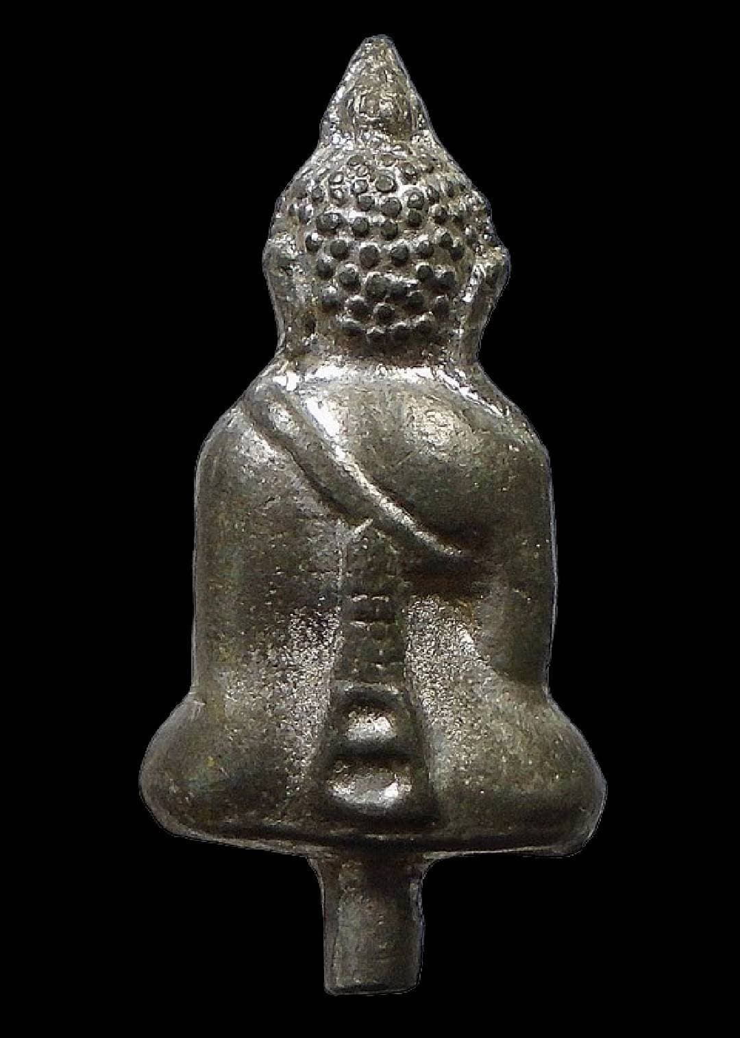 พระยอดธงอู่ทองออกศึก วัดพระศรีรัตนมหาธาตุ สุพรรณฯ เนื้อชิน