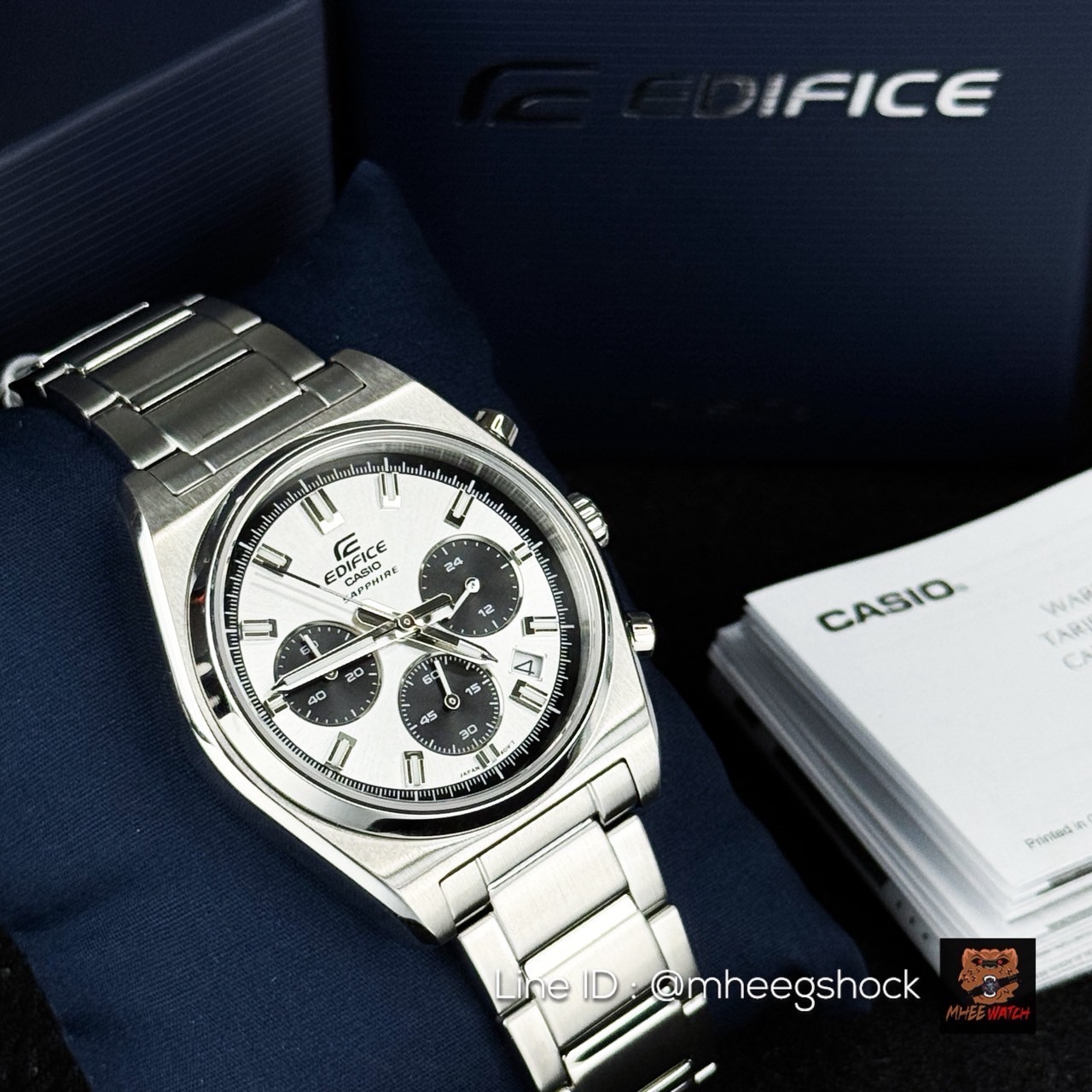 Casio Edifice Chrono Daytona Design Sapphire Glass Sunburst Dial
