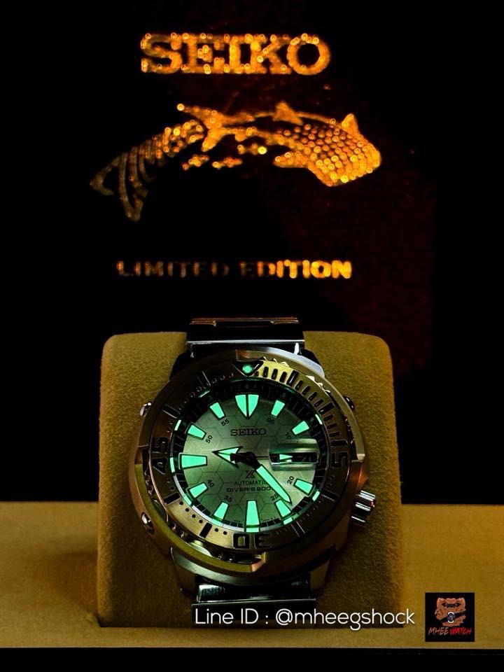 SEIKO PROSPEX ZIMBE LIMITED EDITION NO.13 ฉลามวาฬตัวที่13 ผลิตเพียง999เรือนในโลก ราคาดีมาก