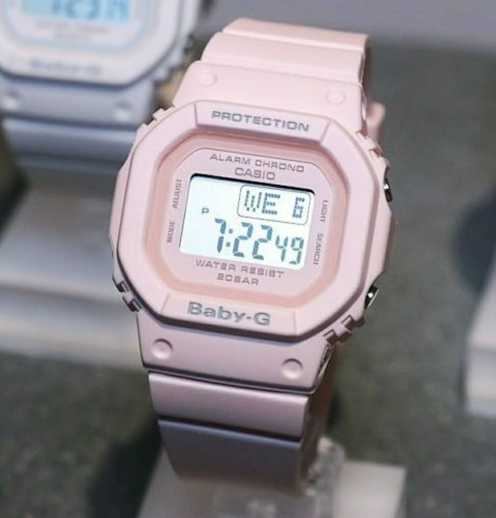 นาฬิกา Baby-G สีชมพู พาสเทล รุ่น BGD-560-4 ของแท้ ประกันศูนย์