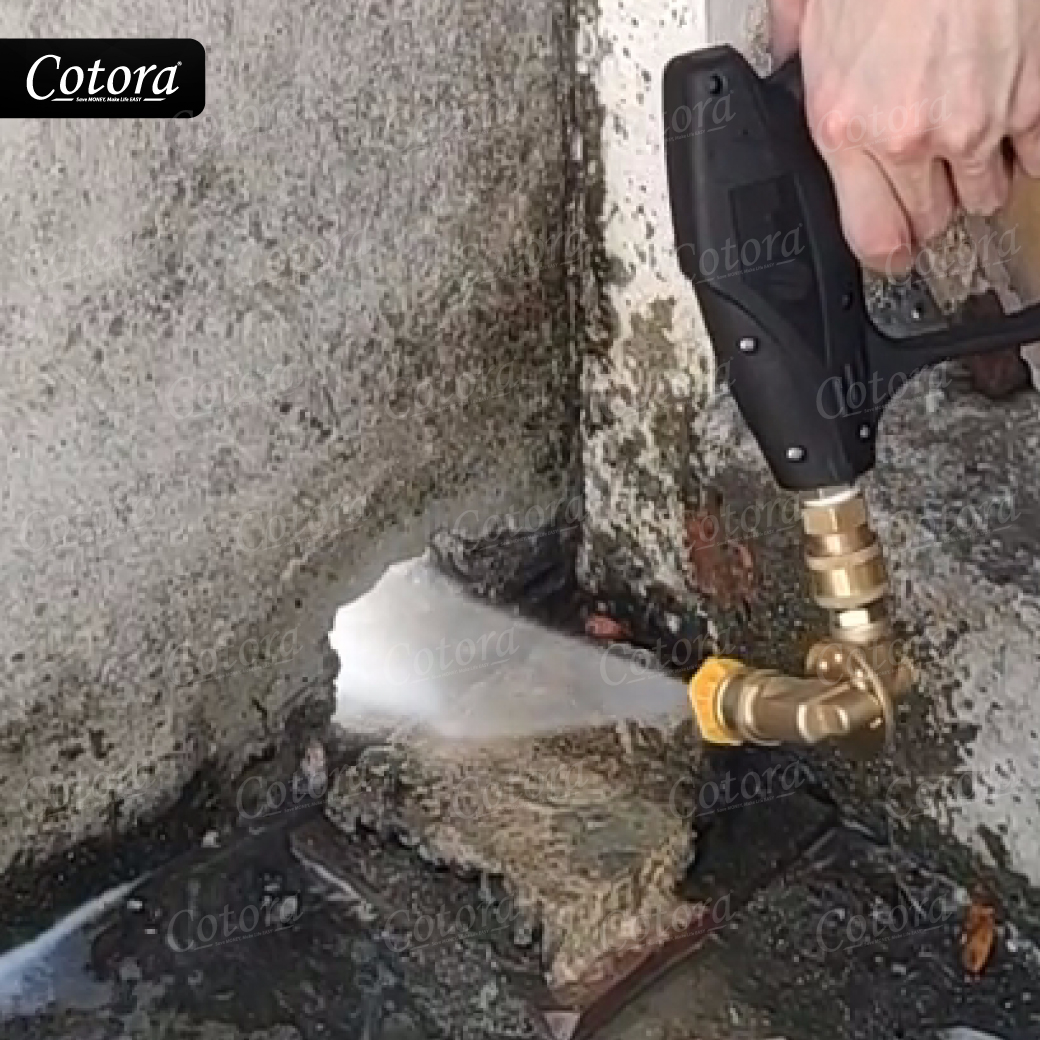 หัวฉีดน้ำแรงดัน 240 องศา ปรับได้ 7 มุม Pivoting Coupler 4500 PSI (ฟรี หัวฉีด5สี)