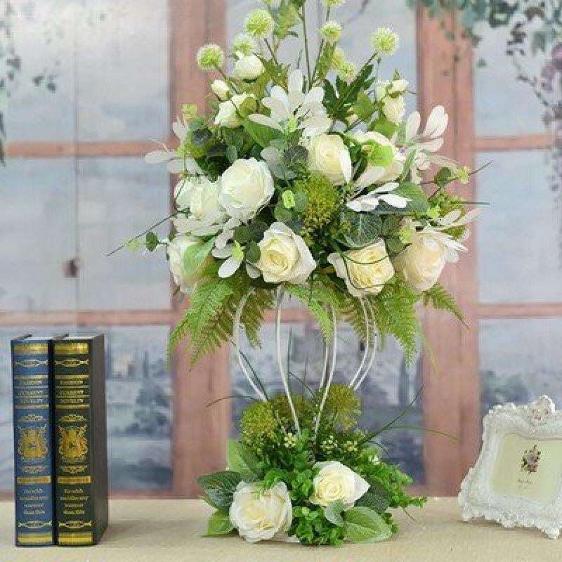 CT045E006 DECHOME แจกันดอกไม้ แจกันมินิมอล แจกันดอกไม้ปลอม แจกันดอกไม้ตกแต่งบ้าน แจกันดอกไม้ ดีไซด์สวย รูปทรงหรูหรา