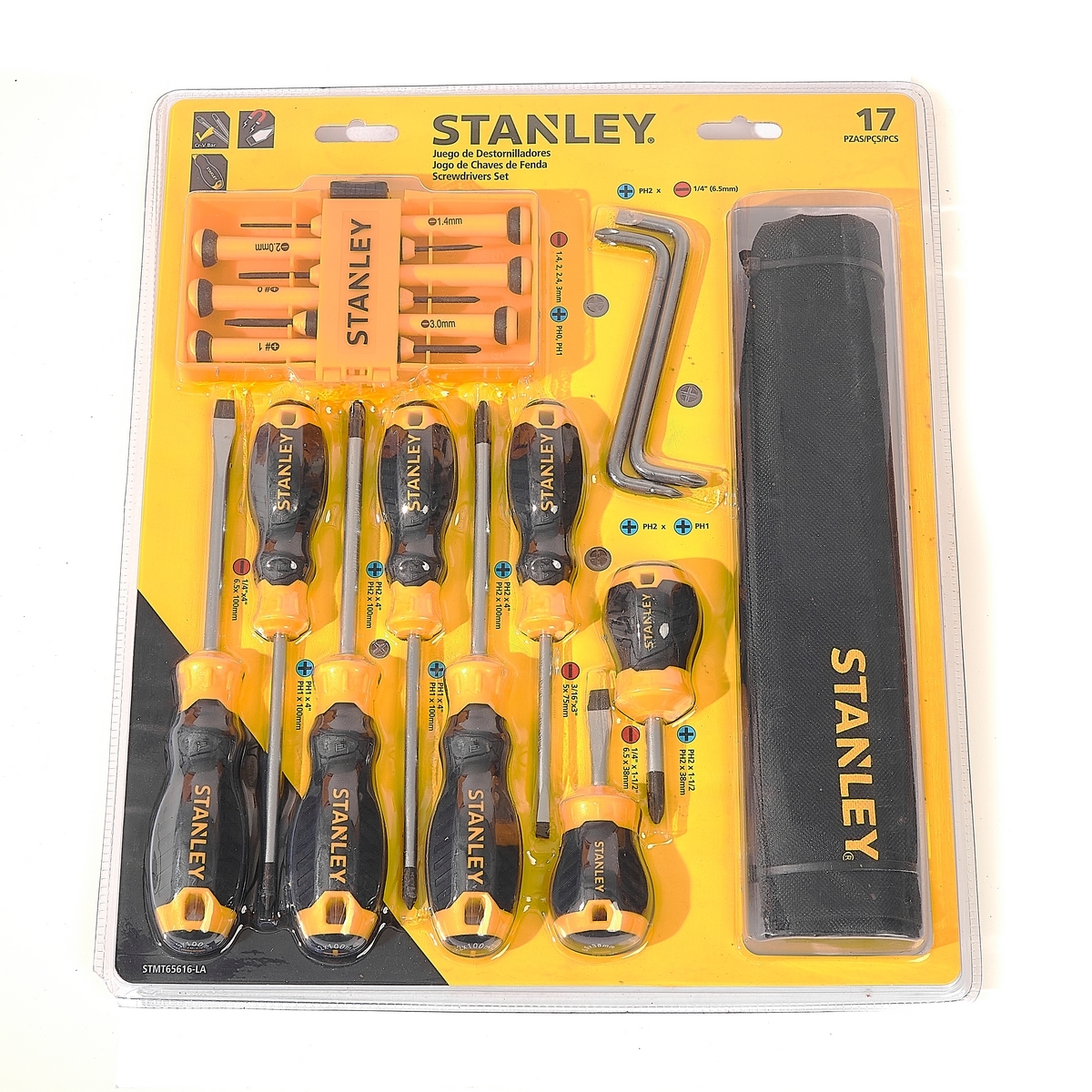 STANLEY ชุดเครื่องมือช่าง 17 ชิ้น รุุ่น S351-65616LA