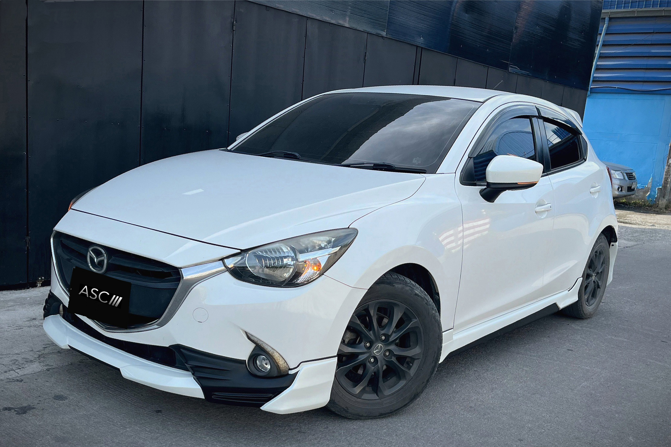 ชุดแต่ง Mazda2 2017 2018 2019 5 ประตู MAX, สเกิร์ตรอบคัน Mazda2 Skyactiv มาสด้า2 แต่งสวย ราคาไม่แรง