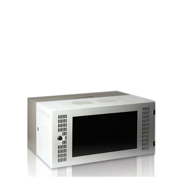 G1-60406F 19” GERMAN FRONT PERF. WALL RACK 6U, ลึก 40 cm