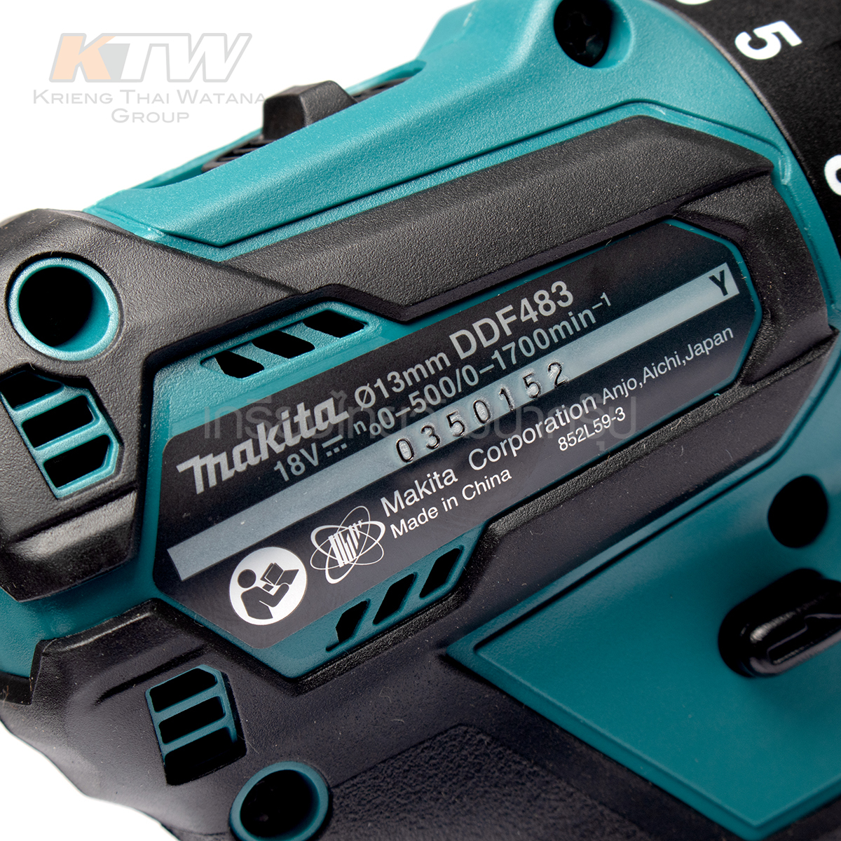 MAKITA สว่านไขควงไร้สาย 18V*3.0A / BL รุ่น DDF483RFE
