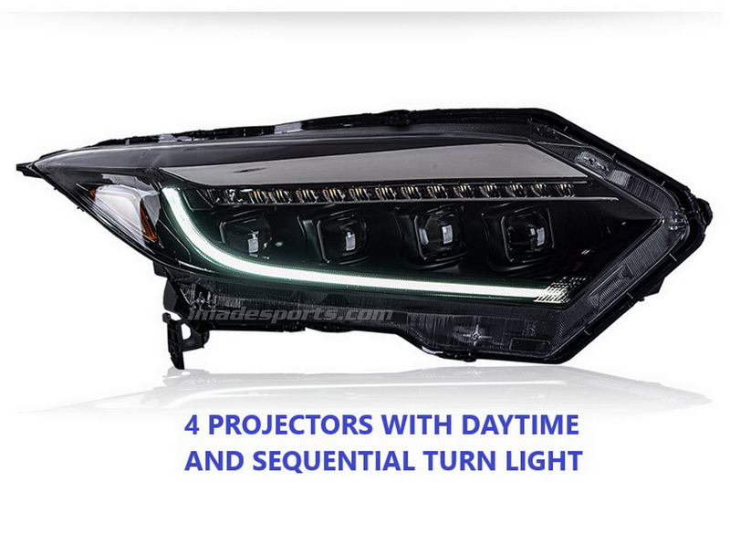 โคมไฟหน้า HRV Prototype One (สำหรับรถปี 15-18)