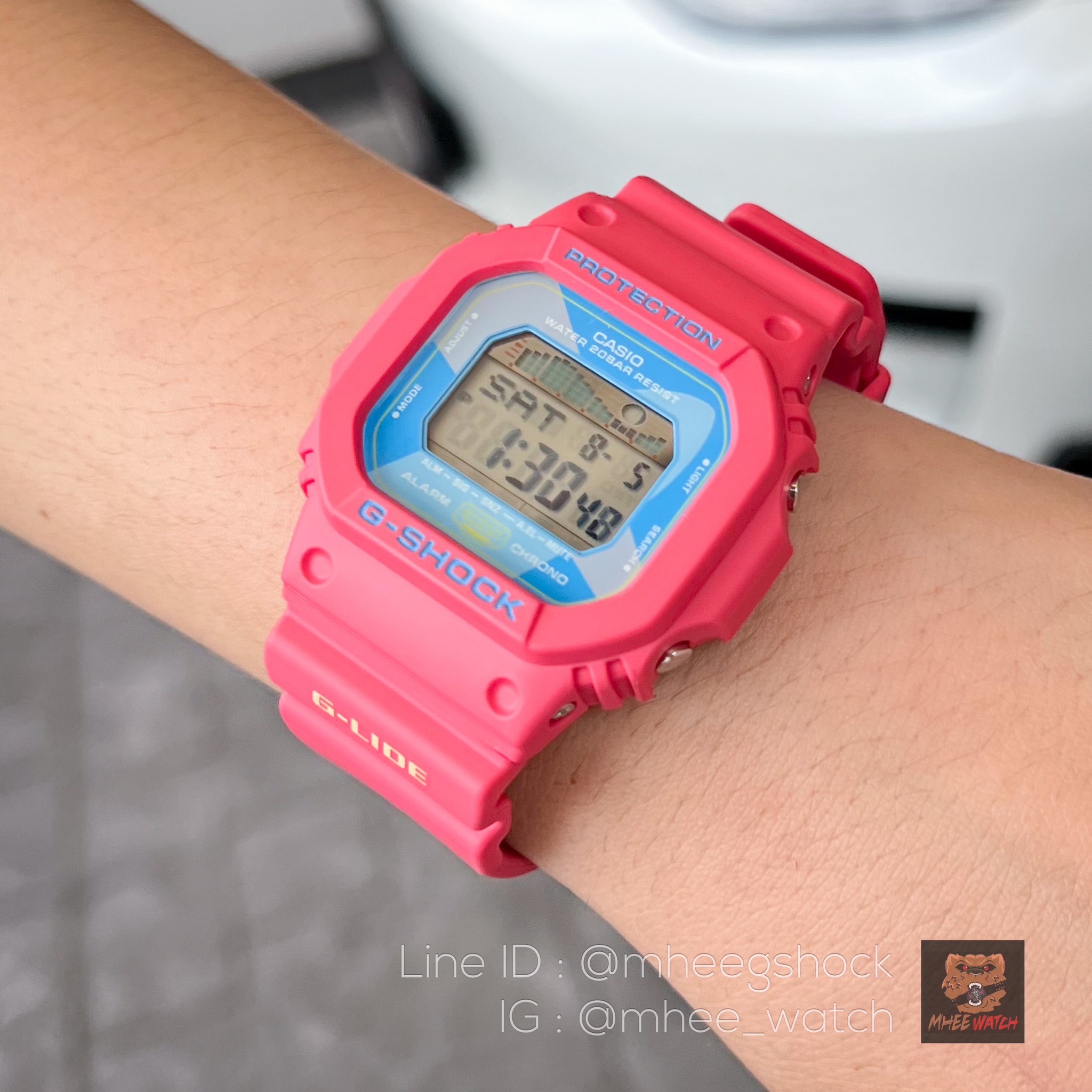 G-Shock ยักษ์เล็กชมพู Shocking Pink รุ่น GLX-5600VN-4 ของแท้ ประกันศูนย์