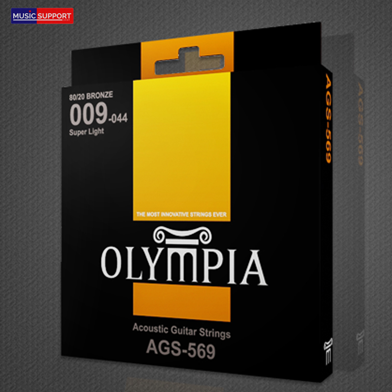 สายกีตาร์โปร่ง Olympia AGS-569 (เบอร์ 9-44)