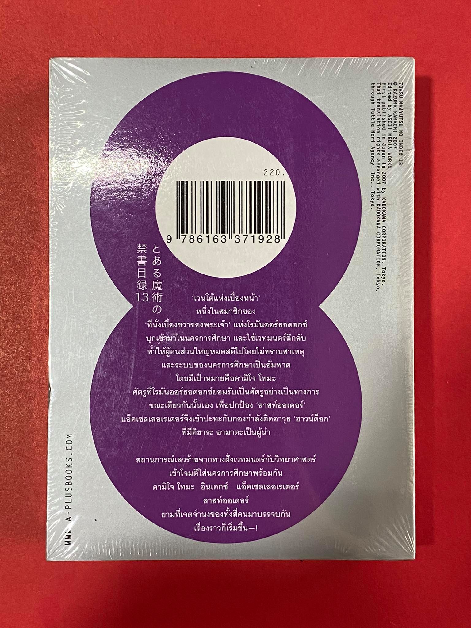 Animag อินเดกซ์ คัมภีร์คาถาต้องห้าม NOVEL เล่ม 13