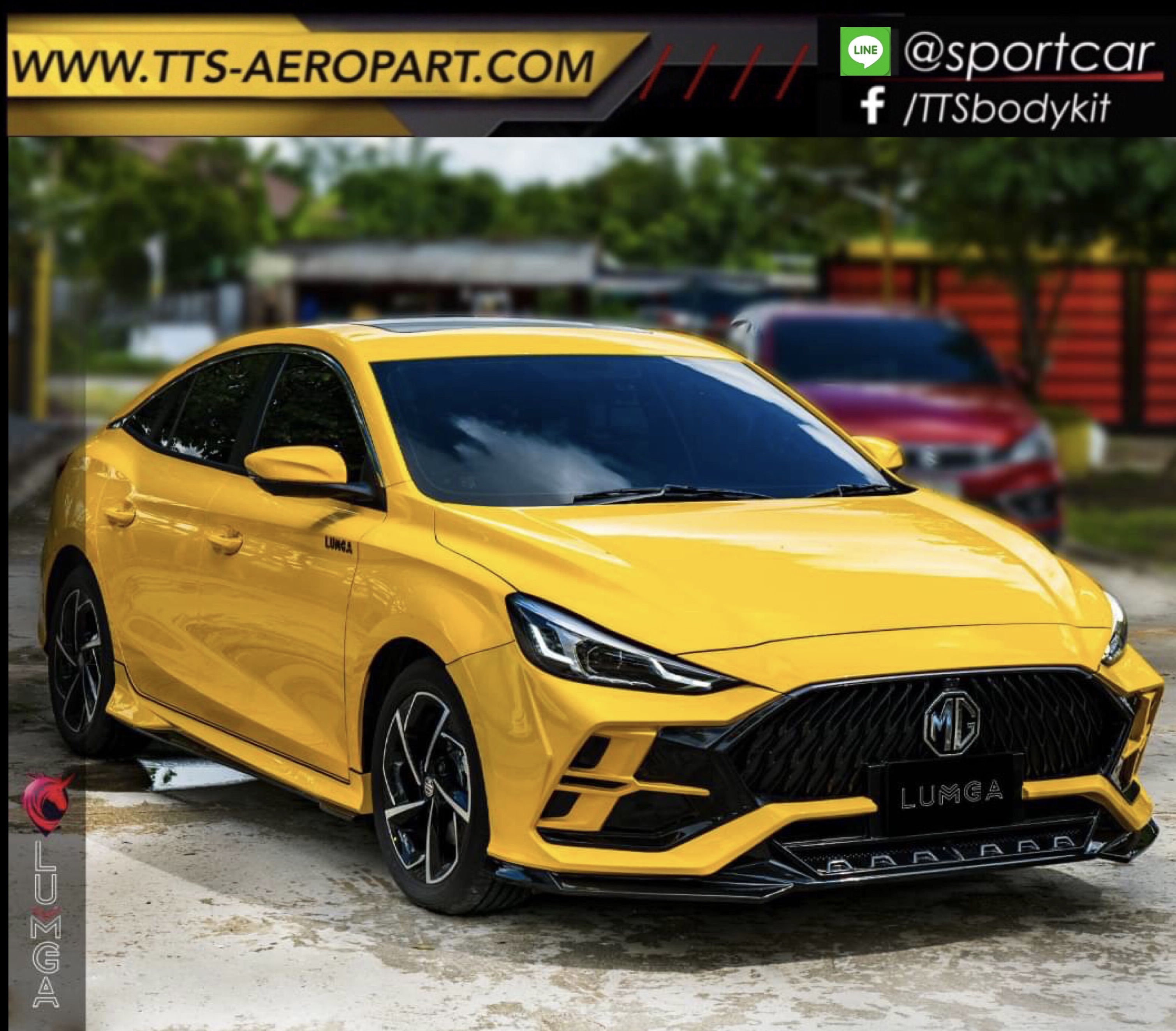 ชุดแต่ง MG5 2022 2021 LUMGA , mg5 แต่งสวย, ชุดแต่งรอบคัน , ของแต่ง MG5 2021 id : @sportcar
