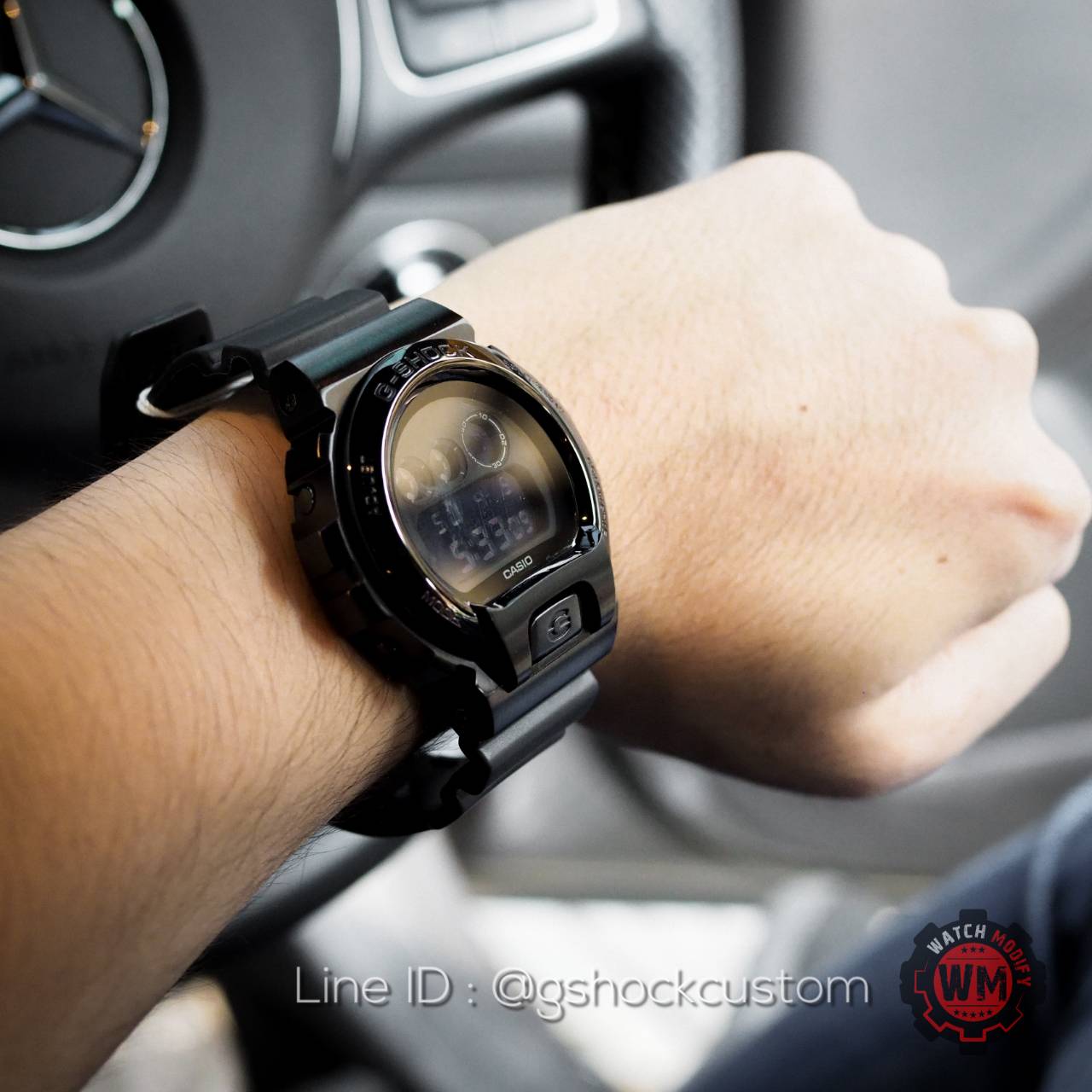 G-Shock Custom DW-6900 รมดำMetal