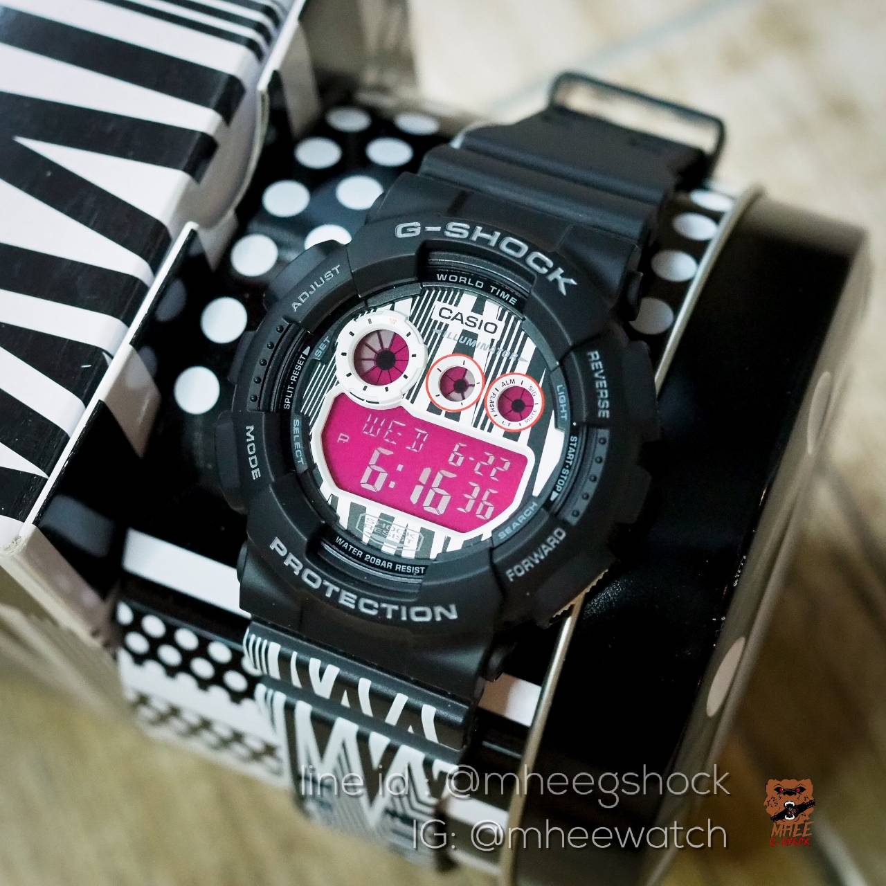 G-Shock x MAROK Lodown Magazine Limited รุ่น GD-120LM-1A ของแท้ รับประกัน 1 ปี