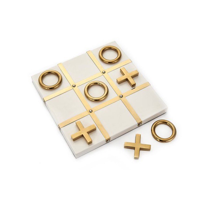 C1090H007 OMOCHA #Checkerboard ornaments กระดานOX Modern luxury model เกมOX Chessboard ของแต่งบ้านหรู