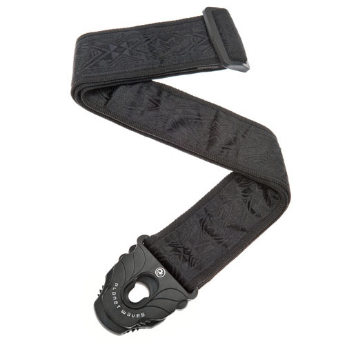 สายสะพาย Planet Waves Lock Strap 50PLB01 Black Satin