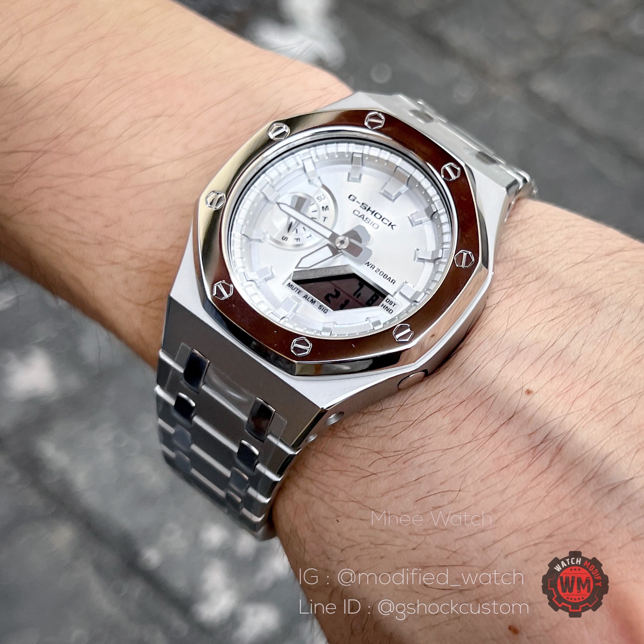 G-Shock Silver Casioak GA-2100FF New Arrival