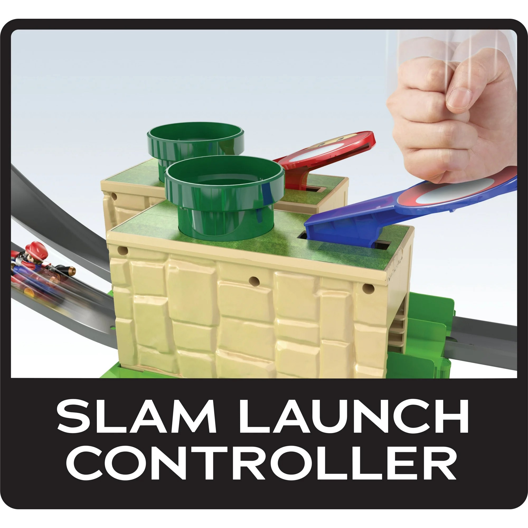 รางรถแข่ง มาริโอคาร์ต Hot Wheels Mario Kart Circuit Lite Track Set