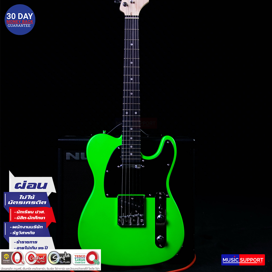 Kazuki Neon Mini TL กีตาร์ไฟฟ้าทรง Telecaster