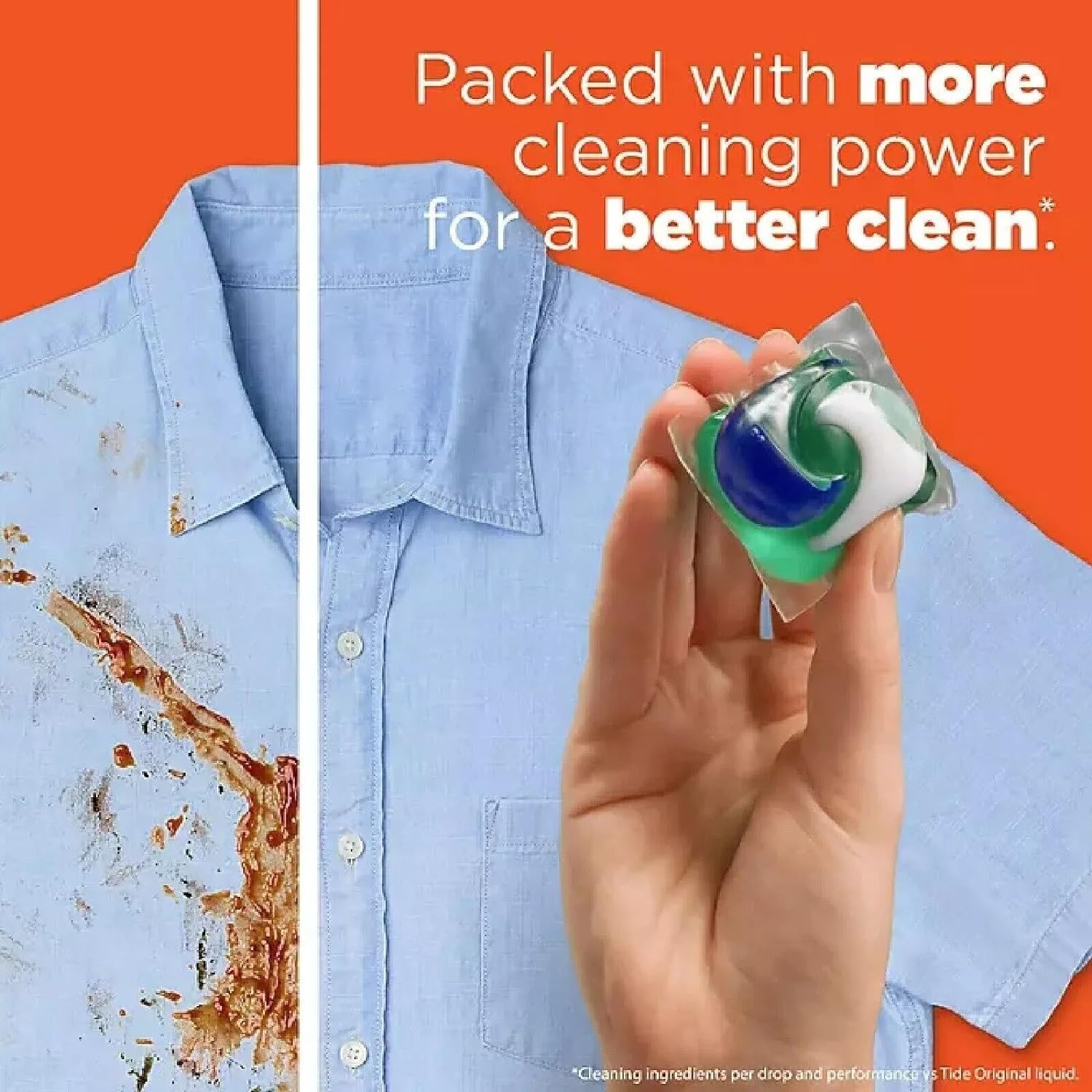 Tide PODS Laundry Detergent Pacs, Spring Meadow เจลบอล เม็ดซักผ้า ขจัดคราบสกปรก 39 เม็ด