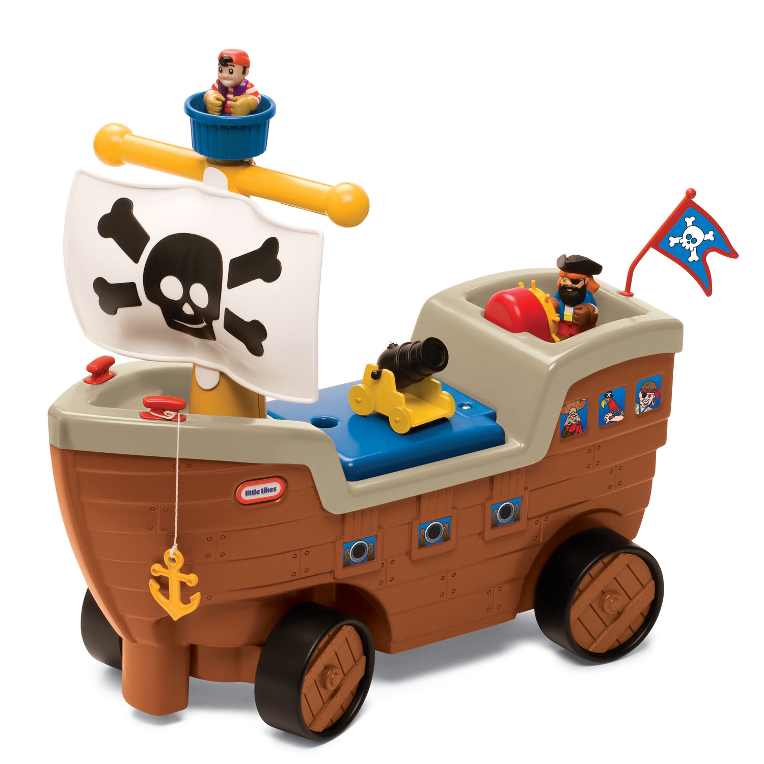 Little Tikes Play n Scoot Pirate Ship รถขาไถเรือโจรสลัด