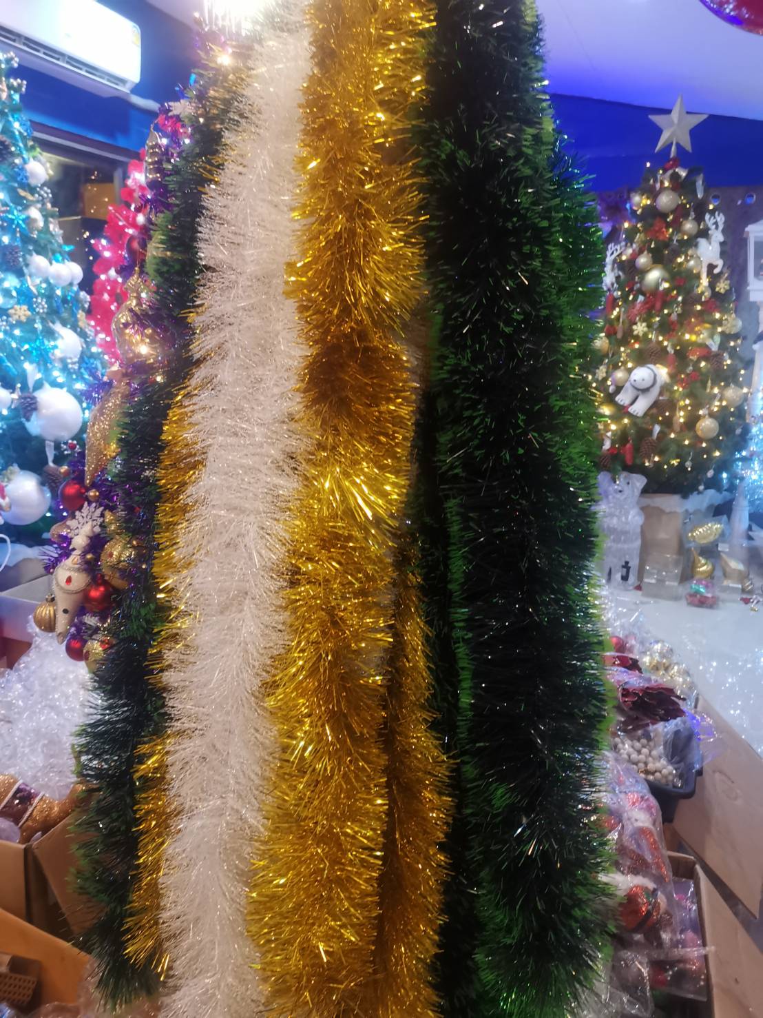 สายรุ้งวันคริสต์มาสตกแต่ง