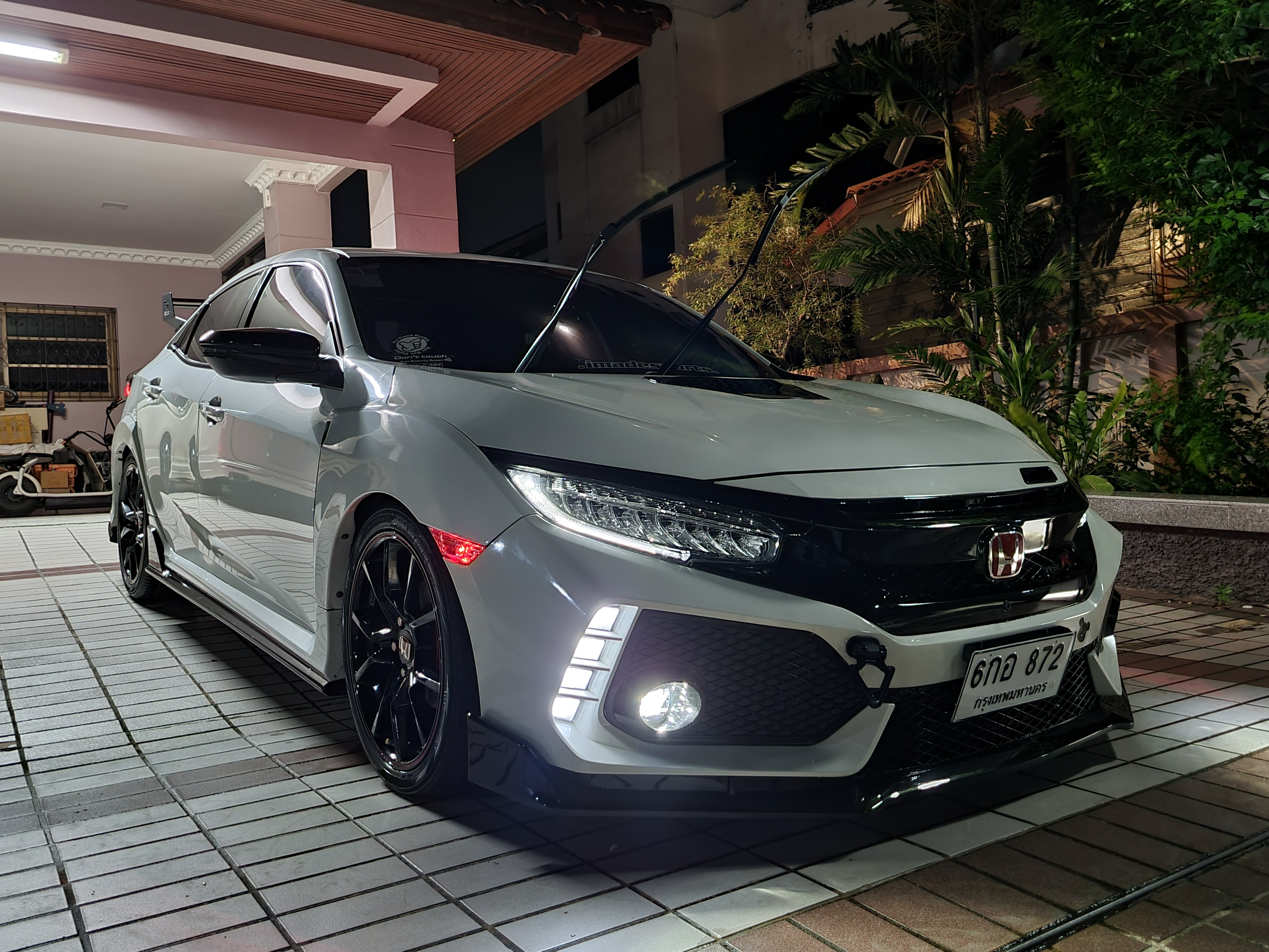 ชุดไฟกันชนหน้า Civic Type R LED (Daylight+ไฟเลี้ยว)