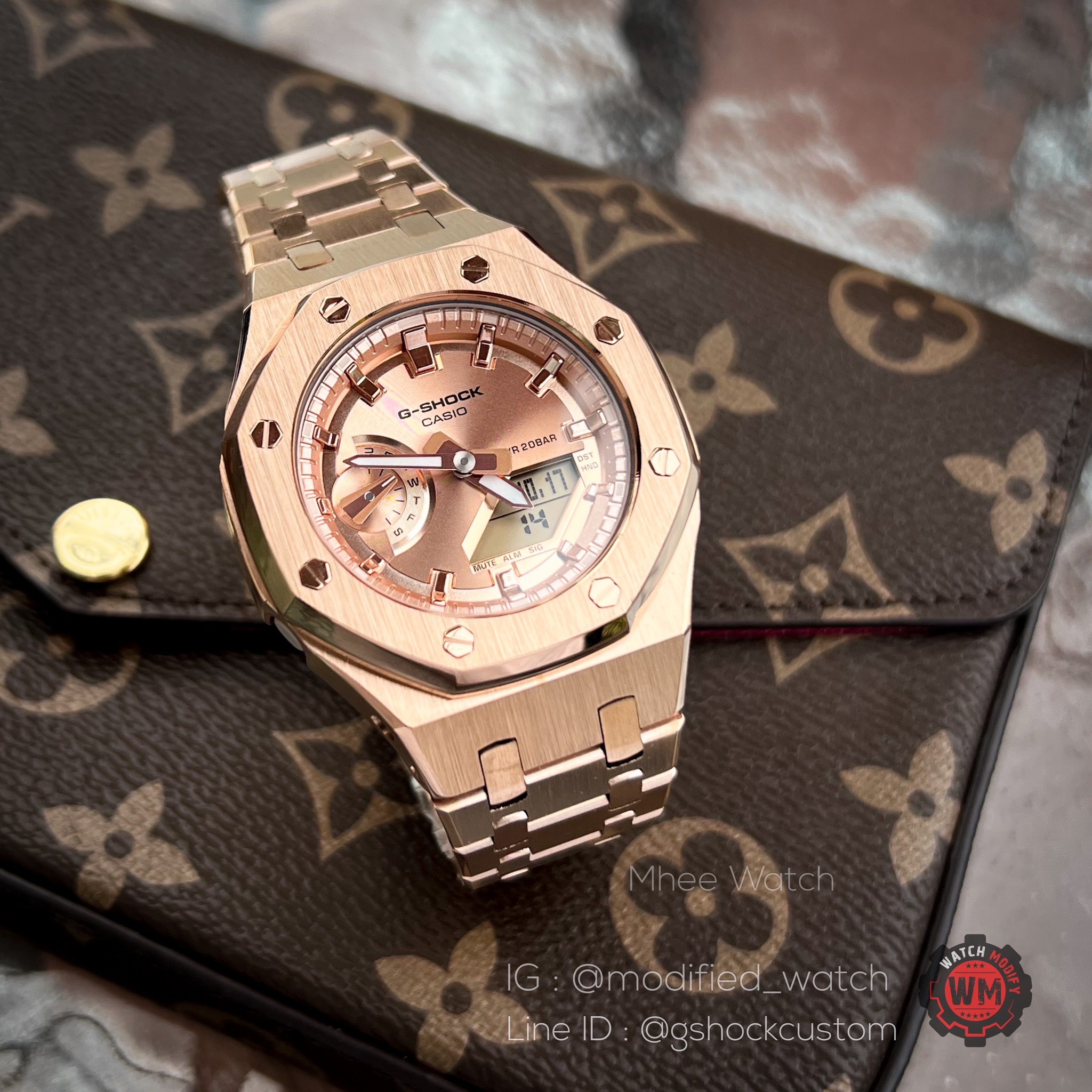 G-Shock Casioak Full Metal Rosegold Edition