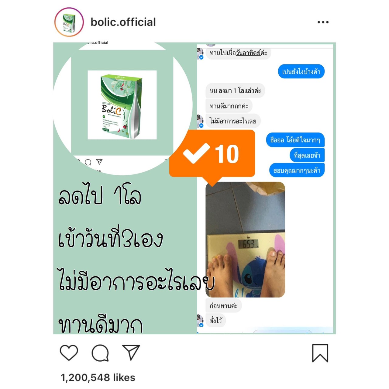 Bolic โบลิก อาหารเสริม ลดน้ำหนัก