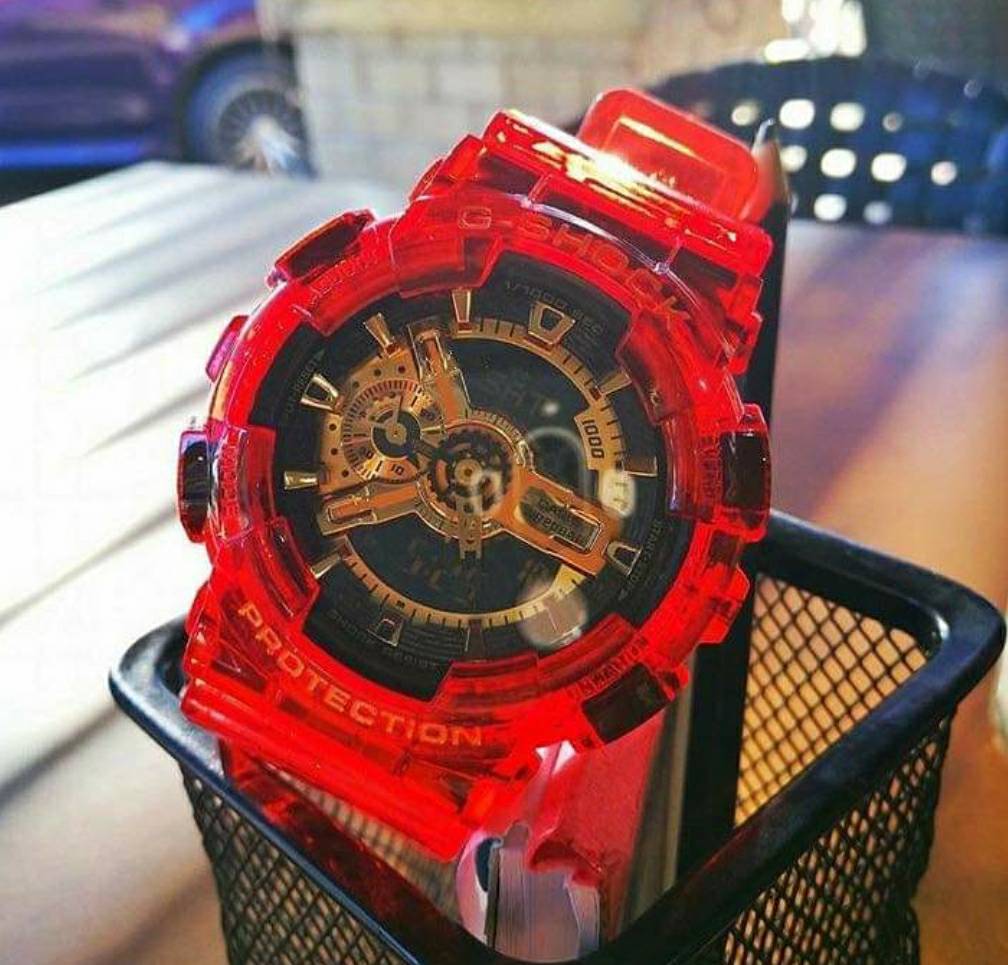 G-Shock Custom Red Jelly GA-110GB