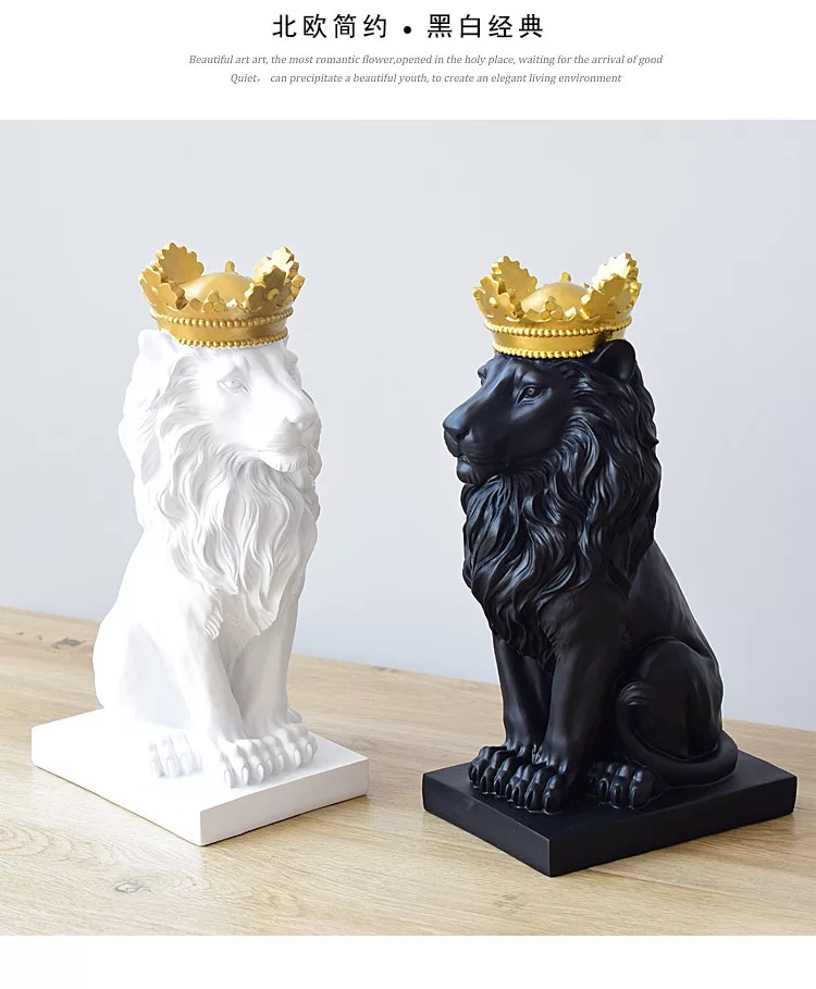 TH000B003 FAMITOSS สิงโตตกแต่งบ้าน ของตกแต่งบ้าน ของขวัญ ของแต่งบ้าน ของตั้งโชว์ ของขวัญขึ้นบ้านใหม่ ของขวัญวันเกิด