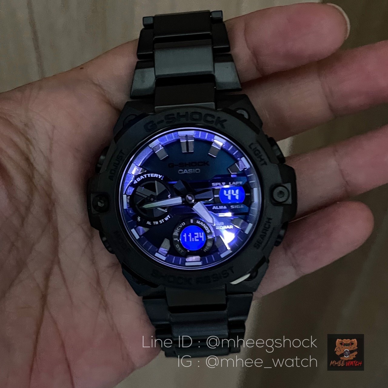 G-Steel Bluetooth GST-B400BD Midnight Blue Stainless Carbon Core