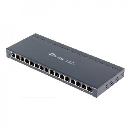 tp-link TL-SG116 16 Port Gigabit Unmanaged Ethernet Shielded Ports Network Switch, Fanless, Wall-Mount