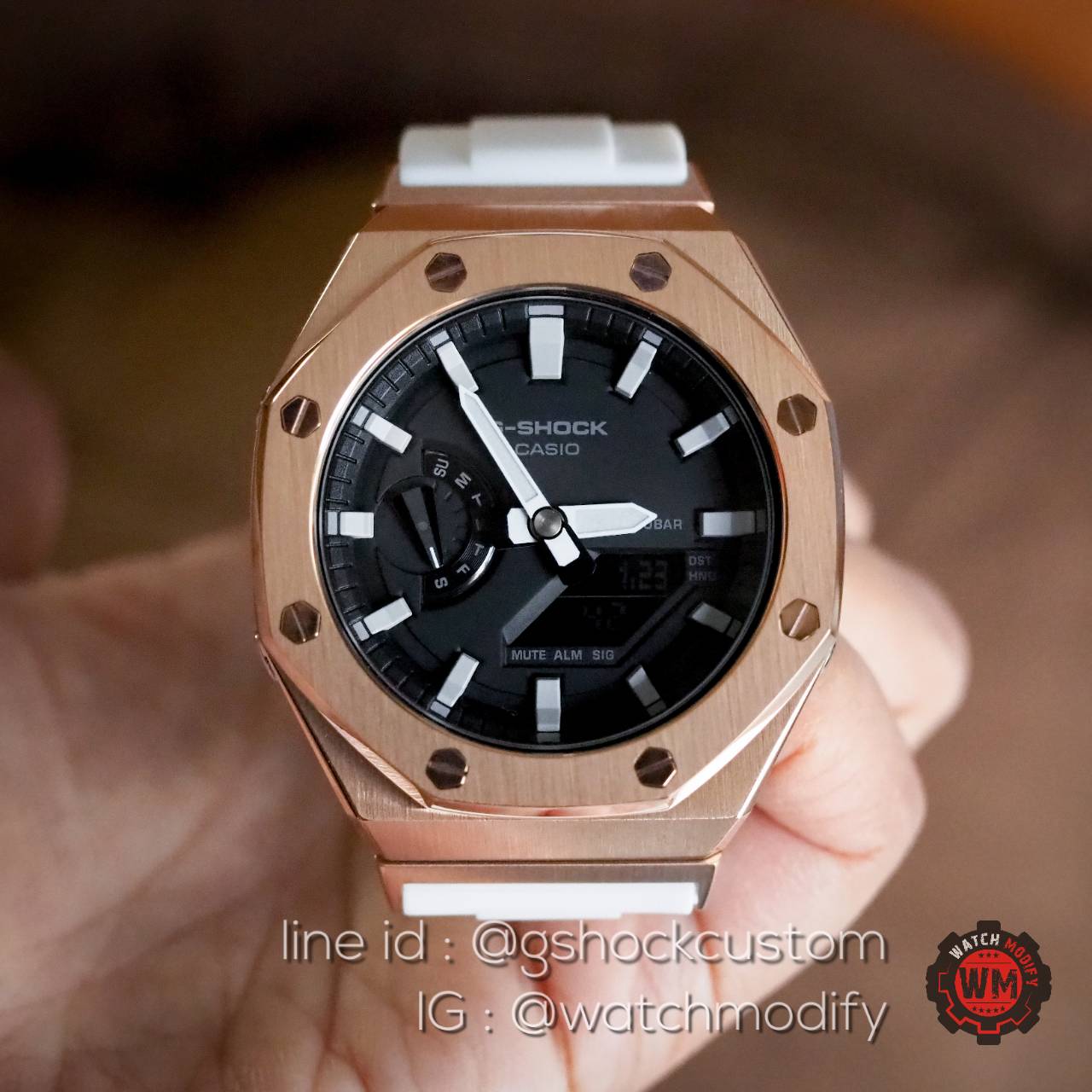 G-Shock Casioak AP Rosegold Rubber