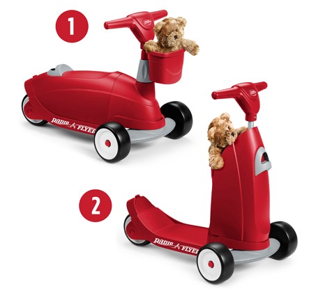 Radio Flyer Ride 2 Glide Ride On ขาไถ+สกูตเตอร์