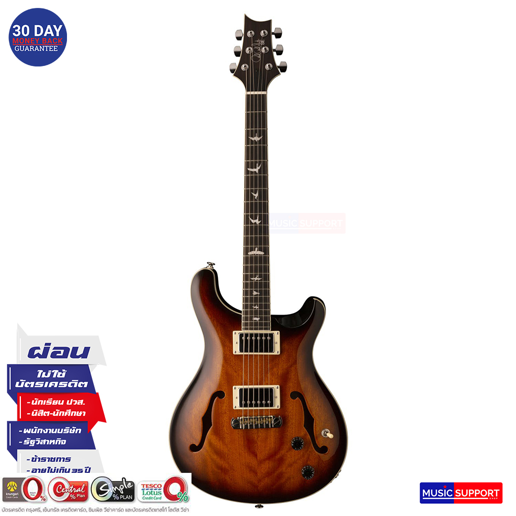 PRS SE HOLLOWBODY STANDARD/MC TOBACCO SB/CASE