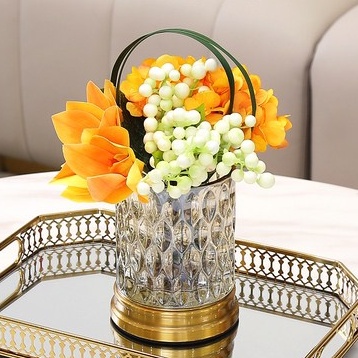 CT031E008 DECHOME เซทของใช้สีส้ม ชุดเซทของใช้ ของใช้ในบ้าน ชุดเซทสำหรับตกแต่งบ้าน ของใช้ในครัว เซทของขวัญ ของตกแต่งบ้าน