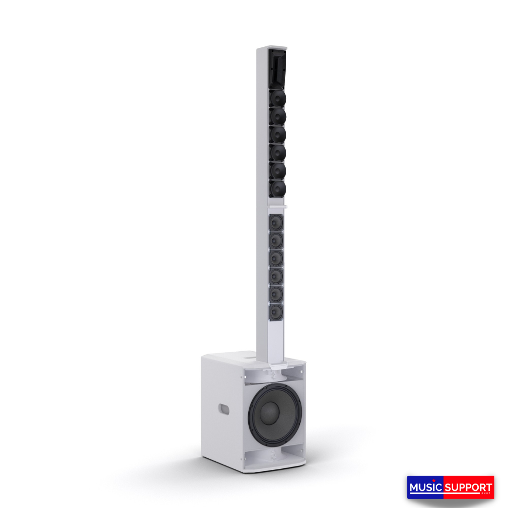 LD Systems MAUI® 28 G3 W Compact cardioid column PA system, White