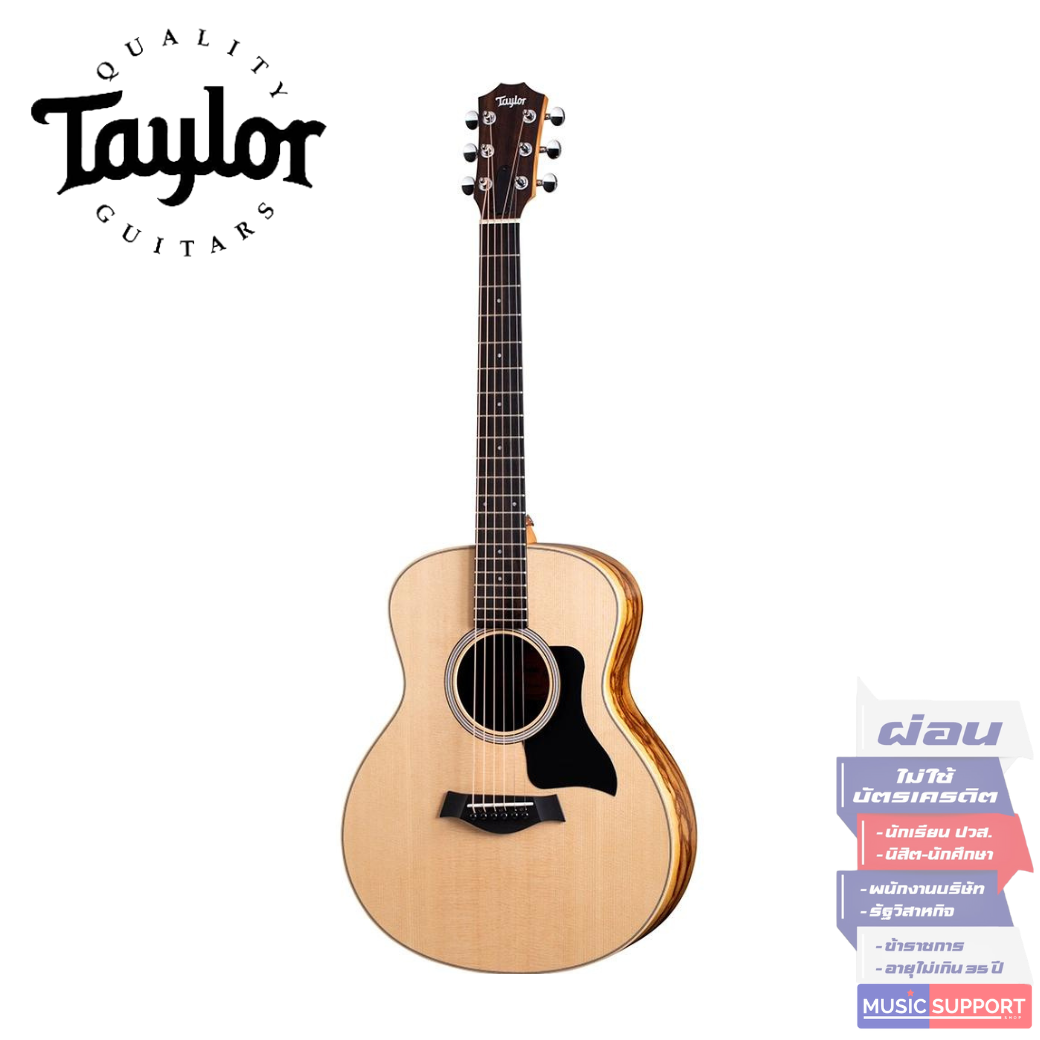 TAYLOR GS MINI-E - AFRICAN ZIRICOTE / BAG กีตาร์โปร่ง